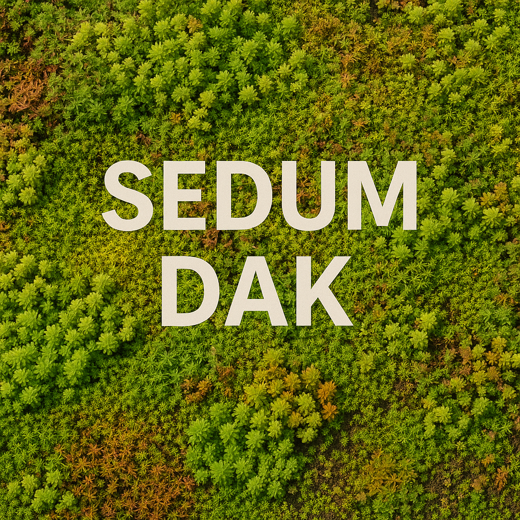 Hoe zwaar is een sedumdak gemiddeld?