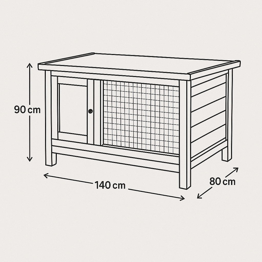 Hoe groot moet een dierenverblijf zijn?