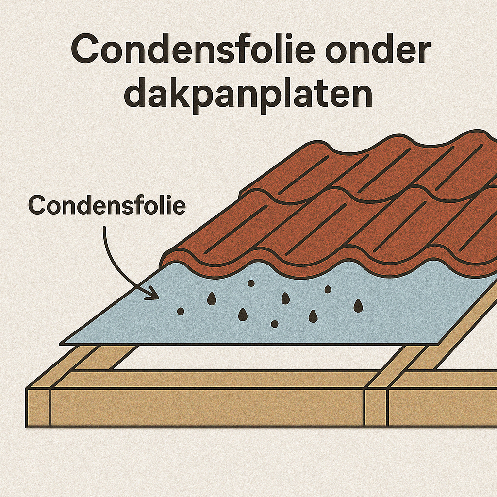 Wat leg je onder dakpanplaten?