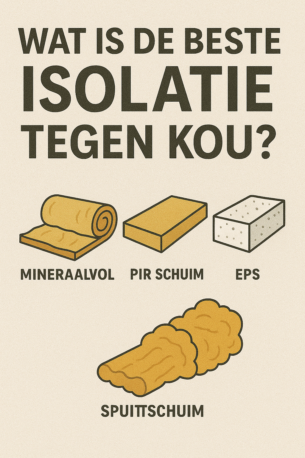 Wat is de beste isolatie tegen kou? 