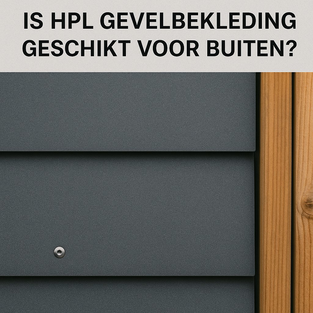 Is HPL gevelbekleding geschikt voor buiten?