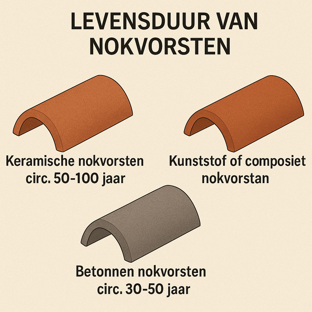 Hoe lang gaat een nokvorst mee?
