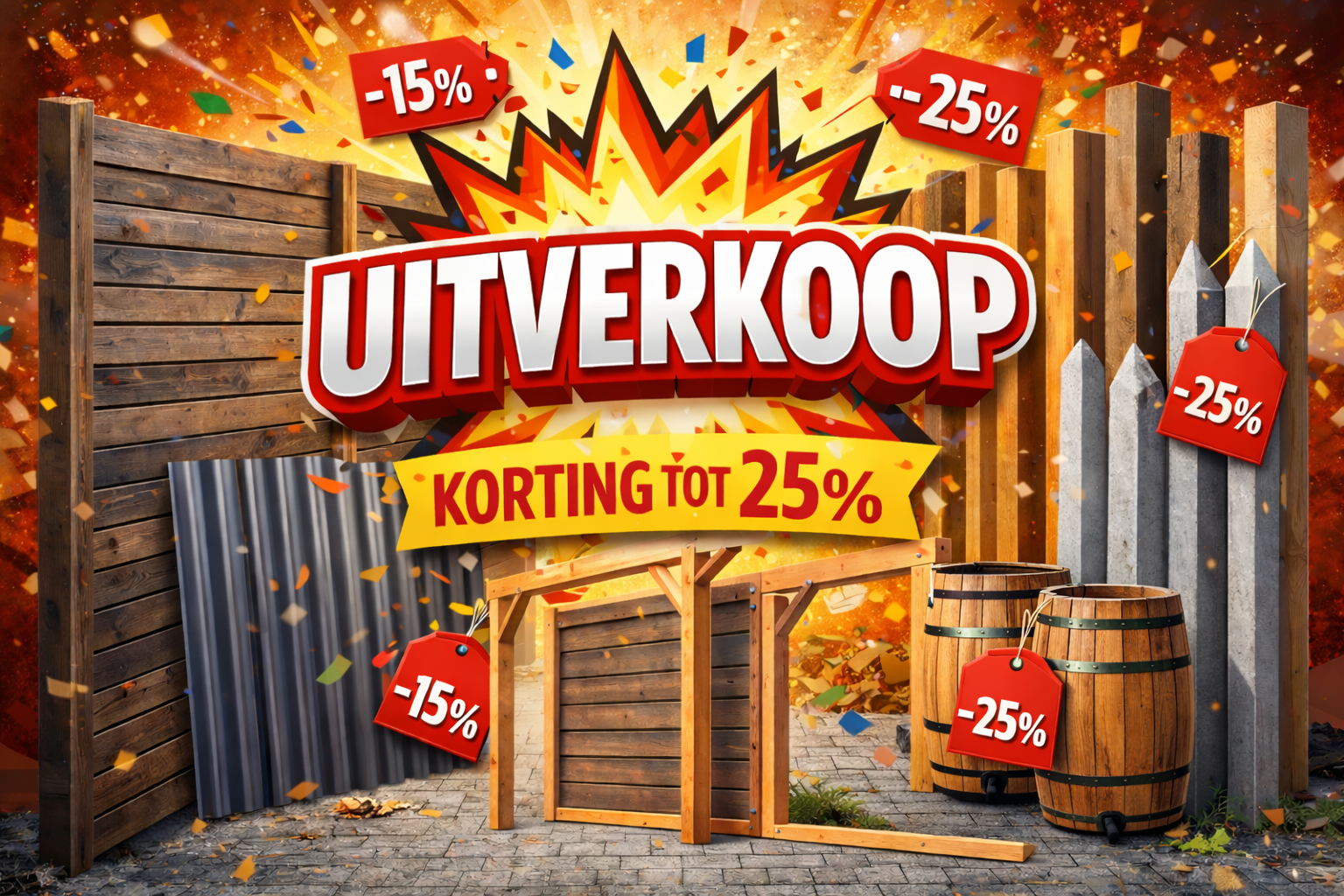 Uitverkoop artikelen