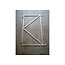 IJzeren deurframe  155x100cm