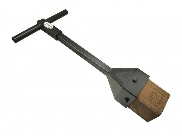 De Wit De Wit Stamper hout met schokabsorberende handgreep