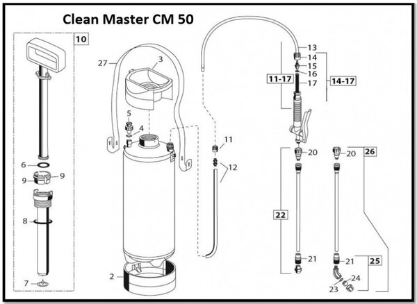 Gloria Gloria ventielveer voor knijpkraan