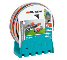 Gardena Startset met wandhouder en slang