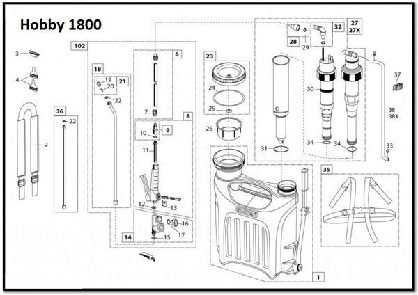 Gloria Gloria draagriem voor Hobby 1800 Gloria Gloria draagriem voor Hobby 1800