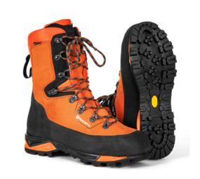 Husqvarna Leren veiligheidslaarzen met zaagbescherming Husqvarna Leren veiligheidslaarzen met zaagbescherming