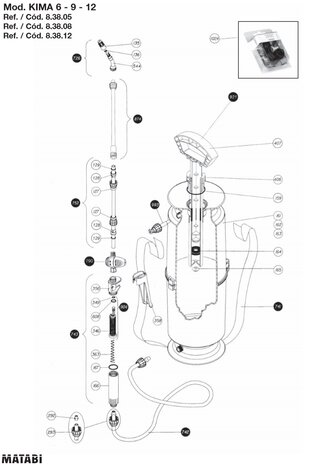 Matabi Matabi o-ring AN-6 Matabi Matabi o-ring AN-6