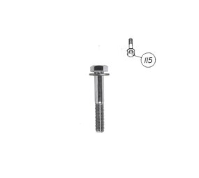 Matabi Matabi schroef M8x40 + tussenring Matabi Matabi schroef M8x40 + tussenring