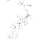 Husqvarna Onderdelen Besturing Zitmaaier R112C Husqvarna Onderdelen Besturing Zitmaaier R112C