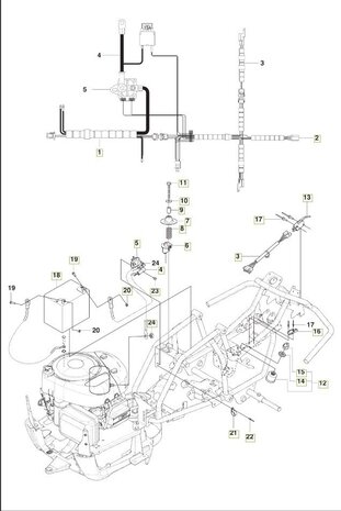 Husqvarna Onderdelen Elektrisch Zitmaaier R112C 2021 tot heden Husqvarna Onderdelen Elektrisch Zitmaaier R112C 2021 tot heden