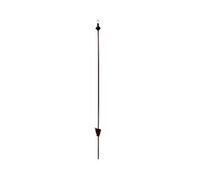 Horizont Rantsoenpaal met metalen krul 105 cm 25 stuks Horizont Rantsoenpaal met metalen krul 105 cm 25 stuks