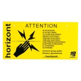 Horizont Waarschuwingsbord enkelzijdig 4 stuks Horizont Waarschuwingsbord enkelzijdig 4 stuks