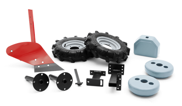 Husqvarna Husqvarna Ploegset met rubberen wielen en gewichten Husqvarna Husqvarna Ploegset met rubberen wielen en gewichten