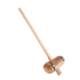 Talentools Friese ronde houten tuinhamer (sleg), met steel van 90cm Talentools Friese ronde houten tuinhamer (sleg), met steel van 90cm