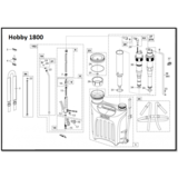 Gloria Alle onderdelen Gloria rugspuit Hobby 1800 Gloria Alle onderdelen Gloria rugspuit Hobby 1800