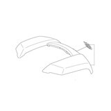 Husqvarna Husqvarna Bovenkap grijs Husqvarna Husqvarna Bovenkap grijs