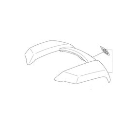 Husqvarna Husqvarna Bovenkap grijs