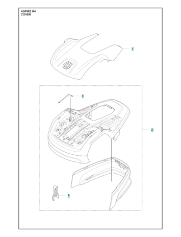 Husqvarna Husqvarna Deksel Aspire Husqvarna Husqvarna Deksel Aspire