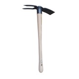 De Wit De Wit rechte dubbele hak met 50cm steel De Wit De Wit rechte dubbele hak met 50cm steel