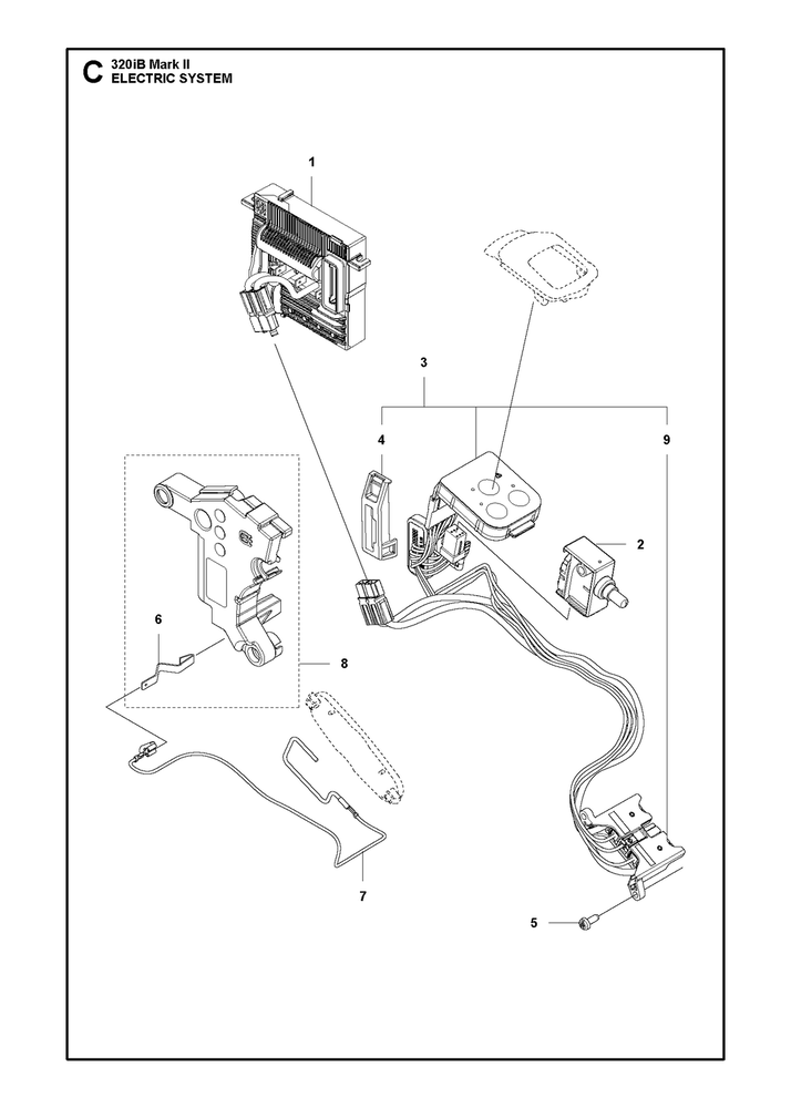 Husqvarna Husqvarna Schakelaar IPX4
