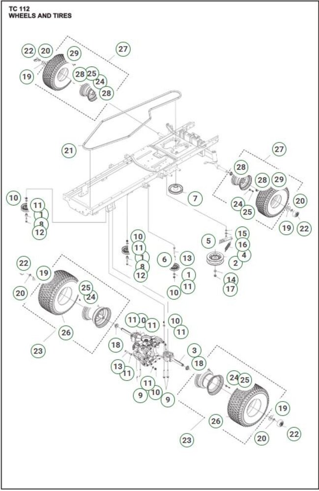 Husqvarna Husqvarna Aandrijfriem
