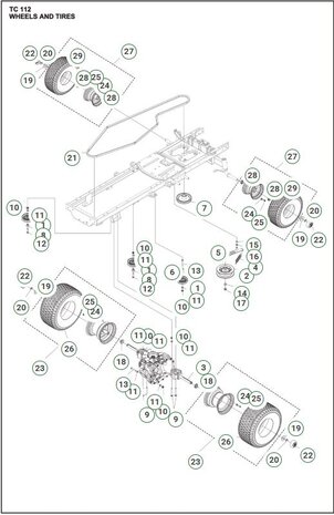 Husqvarna Husqvarna Aandrijfriem