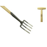 De Wit De Wit Damesgreep 4 tands met essen houten steel van 700mm De Wit De Wit Damesgreep 4 tands met essen houten steel van 700mm