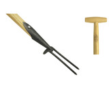 De Wit De Wit Wiedvork 2 tands met essen houten steel van 800mm De Wit De Wit Wiedvork 2 tands met essen houten steel van 800mm