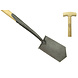 De Wit De Wit zwanehals puntspade met essen houten steel van 750 mm De Wit De Wit zwanehals puntspade met essen houten steel van 750 mm