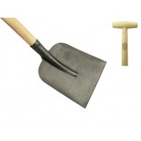 De Wit De Wit Betonschop met essen houten steel van 110cm in 2 breedtes De Wit De Wit Betonschop met essen houten steel van 110cm in 2 breedtes