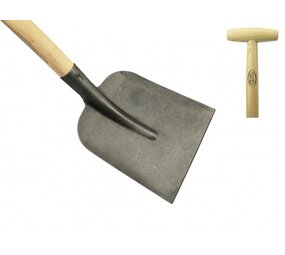 De Wit De Wit Betonschop met essen houten steel van 110cm in 2 breedtes De Wit De Wit Betonschop met essen houten steel van 110cm in 2 breedtes
