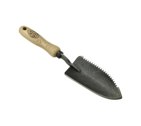 De Wit De Wit Plantschepje met kartelrand en essen houten handvat 140mm De Wit De Wit Plantschepje met kartelrand en essen houten handvat 140mm
