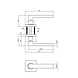 Intersteel Set loopslot / toiletslot wit met deurkruk Hera op rozet 55x55mm PVD messingkleur Intersteel Set loopslot / toiletslot wit met deurkruk Hera op rozet 55x55mm PVD messingkleur