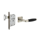 Intersteel Set loopslot / toiletslot rvs met deurkruk Ton basic op rozet 38x38mm nikkel Intersteel Set loopslot / toiletslot rvs met deurkruk Ton basic op rozet 38x38mm nikkel