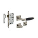 Intersteel Set loopslot / toiletslot rvs met deurkruk Ton basic op rozet 38x38mm nikkel mat Intersteel Set loopslot / toiletslot rvs met deurkruk Ton basic op rozet 38x38mm nikkel mat