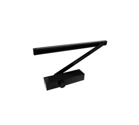 Intersteel Deurdranger 124 + glijarm 207x55x40 zwart