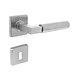 Intersteel Deurkruk Baustil op rozet verdekt 53x53x8mm met nokken rvs Intersteel Deurkruk Baustil op rozet verdekt 53x53x8mm met nokken rvs