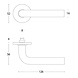 Intersteel Deurkruk Recht ø16mm op rozet verdekt ø53x5mm rvs Intersteel Deurkruk Recht ø16mm op rozet verdekt ø53x5mm rvs