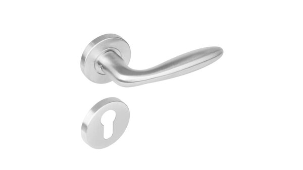 Intersteel Deurkruk Jupiter op rozet verdekt ø53x8mm met nokken EN1906/4 rvs Intersteel Deurkruk Jupiter op rozet verdekt ø53x8mm met nokken EN1906/4 rvs