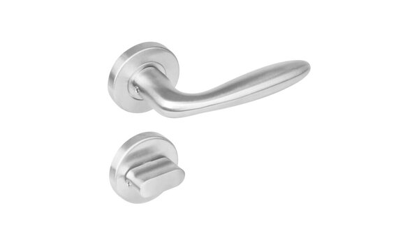 Intersteel Deurkruk Jupiter op rozet verdekt ø53x8mm met nokken EN1906/4 rvs Intersteel Deurkruk Jupiter op rozet verdekt ø53x8mm met nokken EN1906/4 rvs