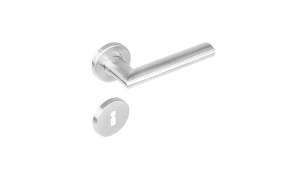 Intersteel Deurkruk Girona op rozet verdekt ø53x8mm met nokken EN1906/4 rvs Intersteel Deurkruk Girona op rozet verdekt ø53x8mm met nokken EN1906/4 rvs