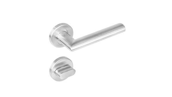 Intersteel Deurkruk Girona op rozet verdekt ø53x8mm met nokken EN1906/4 rvs Intersteel Deurkruk Girona op rozet verdekt ø53x8mm met nokken EN1906/4 rvs