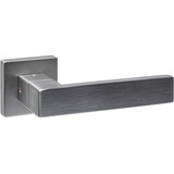 Intersteel Deurkruk Prolock Cunera met blokkeer mechanisme op rozet verdekt 52x52x10mm met nokken rvs