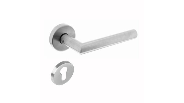 Intersteel Deurkruk Jura met rozet verdekt ATP ø51x10mm met nokken rvs Intersteel Deurkruk Jura met rozet verdekt ATP ø51x10mm met nokken rvs