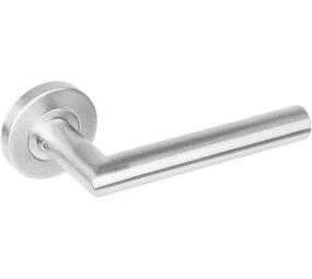 Intersteel Deurkruk Niesen op rozet verdekt ø53x8mm met nokken rvs