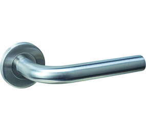 Intersteel Deurkruk Q 02 op rozet verdekt ø52x6mm rvs