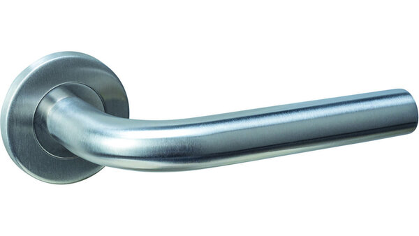 Intersteel Deurkruk Q 02 op rozet verdekt ø52x6mm rvs